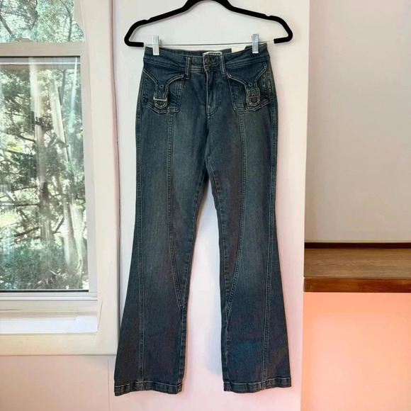 NWT Free People We The Free Love Stone Bootcut Flare Jeans Denim Blue 26 - Picture 7 of 16